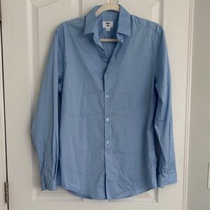 Elegant Light Blue Men's Dress Shirt